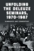 Unfolding the Deleuze Seminars, 1970-1987