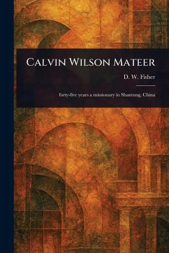 Cover Calvin Wilson Mateer