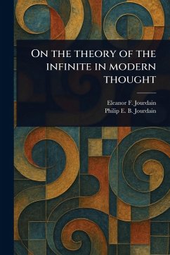 Cover On the Theory of the Infinite in Modern Thought
