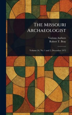 Cover The Missouri Archaeologist
