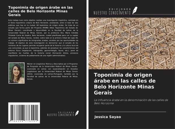 Toponimia de origen árabe en las calles de Belo Horizonte Minas Gerais