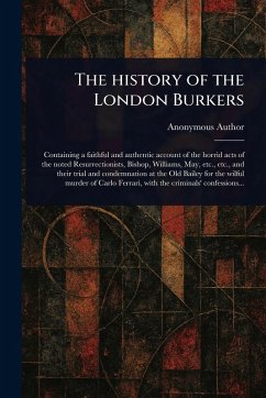 Cover The History of the London Burkers