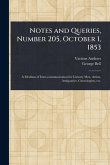 Notes and Queries, Number 205, October 1, 1853