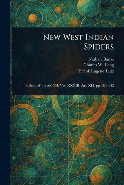 Cover New West Indian Spiders