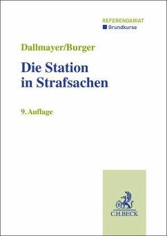 Cover Die Station in Strafsachen