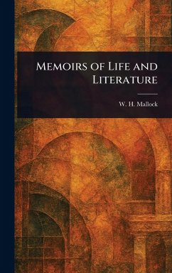 Cover Memoirs of Life and Literature