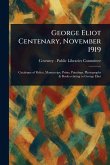 George Eliot Centenary, November 1919