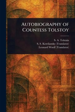 Cover Autobiography of Countess Tolstoy