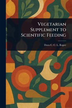 Cover Vegetarian Supplement to Scientific Feeding