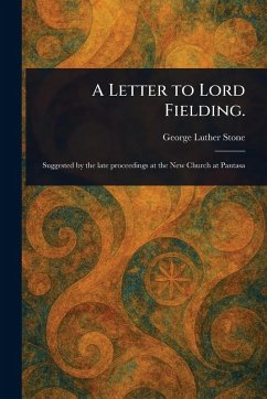 Cover A Letter to Lord Fielding.