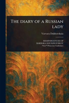 Cover The Diary of a Russian Lady