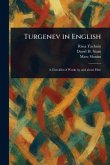 Turgenev in English Turgenev in English