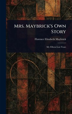 Cover Mrs. Maybrick's Own Story