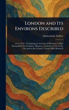 Cover London and Its Environs Described