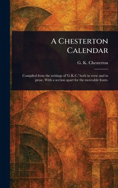 Cover A Chesterton Calendar