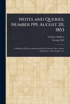 Cover Notes and Queries, Number 199, August 20, 1853