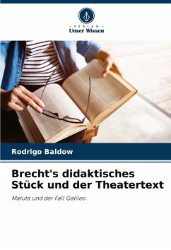 Cover Brecht's didaktisches Stück und der Theatertext