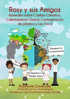 Cover Rosy y sus Amigos Aprenden sobre Cambio Climático, Calentamiento Global, Contaminación de plástico y Las Tres R