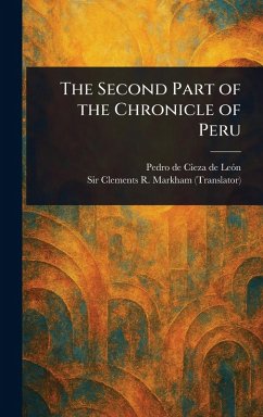 Cover The Second Part of the Chronicle of Peru