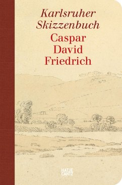 Cover Caspar David Friedrich. Karlsruher Skizzenbuch (Studienausgabe)