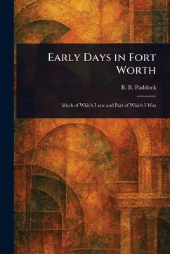 Cover Early Days in Fort Worth