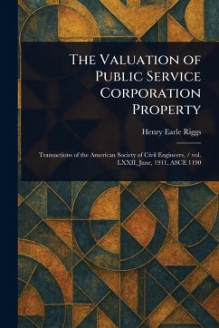 Cover The Valuation of Public Service Corporation Property