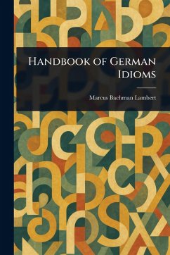Cover Handbook of German Idioms