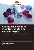Cristaux d'iodates de strontium et de zinc cultivés en gel Cristaux d'iodates de strontium et de zinc cultivés en gel