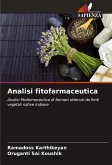 Analisi fitofarmaceutica Analisi fitofarmaceutica