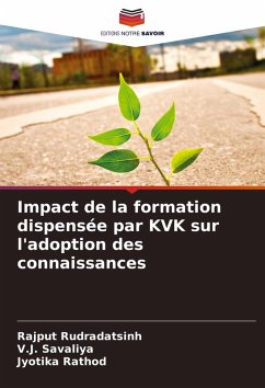Cover Impact de la formation dispensée par KVK sur l'adoption des connaissances