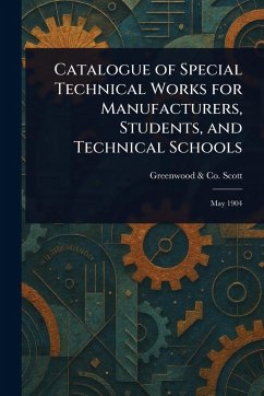 Cover Catalogue of Special Technical Works for Manufacturers, Students, and Technical Schools