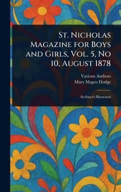 Cover St. Nicholas Magazine for Boys and Girls, Vol. 5, No 10, August 1878