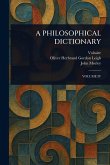 A Philosophical Dictionary A Philosophical Dictionary