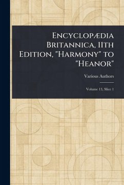 Encyclopædia Britannica, 11th Edition, 