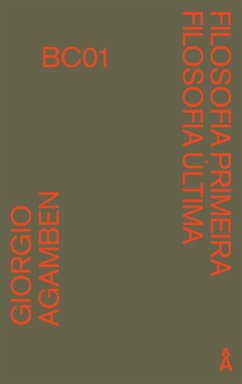 Cover Filosofia Primeira, Filosofia Última (eBook, ePUB)