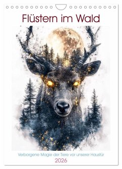 Cover Flüstern im Wald (Wandkalender 2026 DIN A4 hoch), CALVENDO Monatskalender