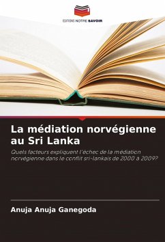 Cover La médiation norvégienne au Sri Lanka