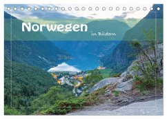Cover Norwegen in Bildern (Tischkalender 2026 DIN A5 quer), CALVENDO Monatskalender