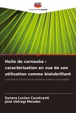 Huile de carnauba : caractérisation en vue de son utilisation comme biolubrifiant Huile de carnauba : caractérisation en vue de son utilisation comme biolubrifiant