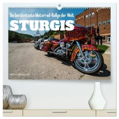 Sturgis - Die berühmteste Motorrad-Rallye der Welt (hochwertiger Premium Wandkalender 2026 DIN A2 quer), Kunstdruck in Hochglanz