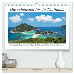 Cover Die schönsten Inseln Thailands (hochwertiger Premium Wandkalender 2026 DIN A2 quer), Kunstdruck in Hochglanz