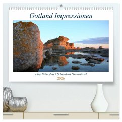 Gotland Impressionen (hochwertiger Premium Wandkalender 2026 DIN A2 quer), Kunstdruck in Hochglanz Gotland Impressionen (hochwertiger Premium Wandkalender 2026 DIN A2 quer), Kunstdruck in Hochglanz