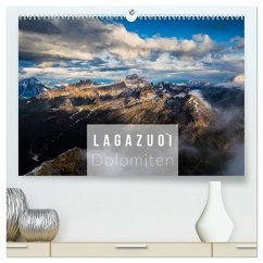 Lagazuoi Dolomiten (hochwertiger Premium Wandkalender 2026 DIN A2 quer), Kunstdruck in Hochglanz