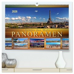 Cover Städte der Welt, Panoramen (hochwertiger Premium Wandkalender 2026 DIN A2 quer), Kunstdruck in Hochglanz