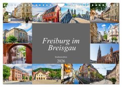 Cover Freiburg im Breisgau Impressionen (Wandkalender 2026 DIN A4 quer), CALVENDO Monatskalender