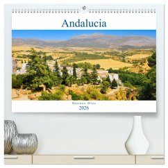 Andalucía - Buenos Días (hochwertiger Premium Wandkalender 2026 DIN A2 quer), Kunstdruck in Hochglanz