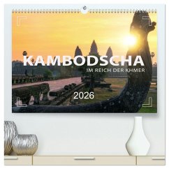 Cover KAMBODSCHA - Im Reich der Khmer (hochwertiger Premium Wandkalender 2026 DIN A2 quer), Kunstdruck in Hochglanz
