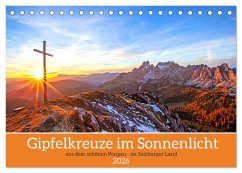 Cover Gipfelkreuze im Sonnenlicht (Tischkalender 2026 DIN A5 quer), CALVENDO Monatskalender