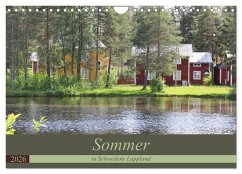 Cover Sommer in Schwedens Lappland (Wandkalender 2026 DIN A4 quer), CALVENDO Monatskalender