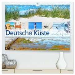 Cover Deutsche Küste - Nordsee und Ostsee (hochwertiger Premium Wandkalender 2026 DIN A2 quer), Kunstdruck in Hochglanz